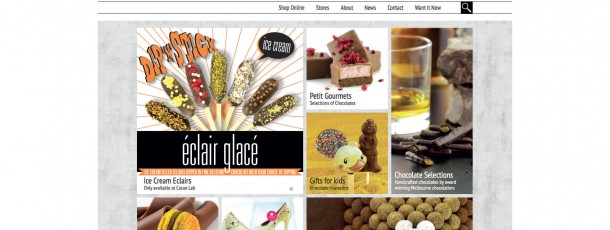 Cacao Responsive Website Design – Home page